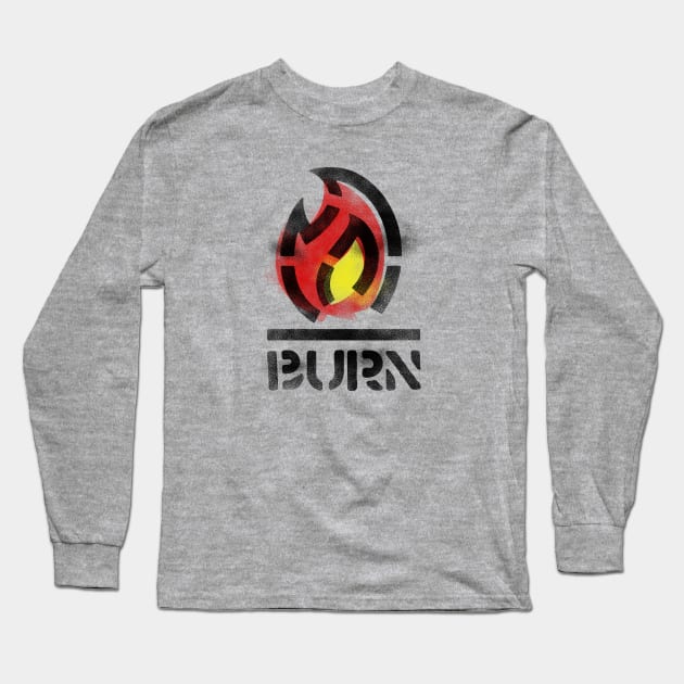 Burn Long Sleeve T-Shirt by OsFrontis